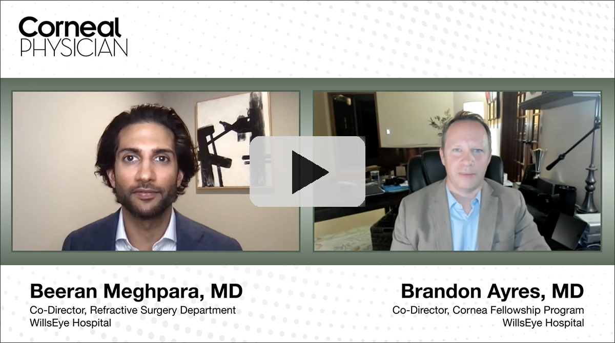 Part 6: Beeran Meghpara, MD and Brandon Ayres, MD discuss the use of cross linking in treatment of keratoconus.